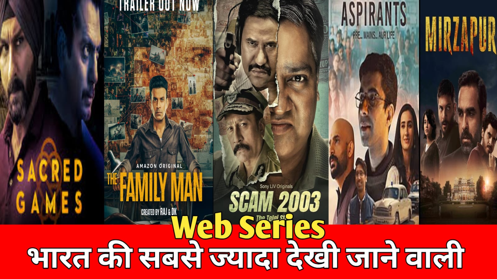 India Top 5 Web Series