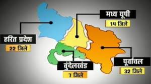 Uttar Pradesh Growing discussion on the possible division