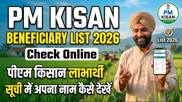 PM Kisan Beneficiary List 2026 Check Online पीएम किसान लाभार्थी सूची में अपना नाम कैसे देखें