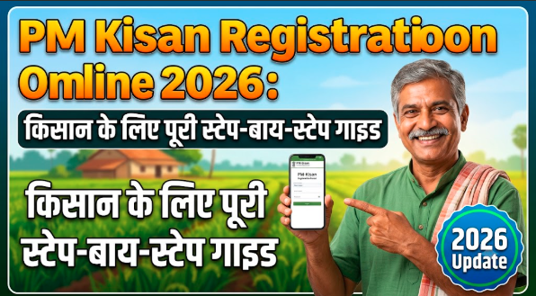 PM Kisan Registration Online 2026 किसानों के लिए पूरी स्टेप-बाय-स्टेप गाइड