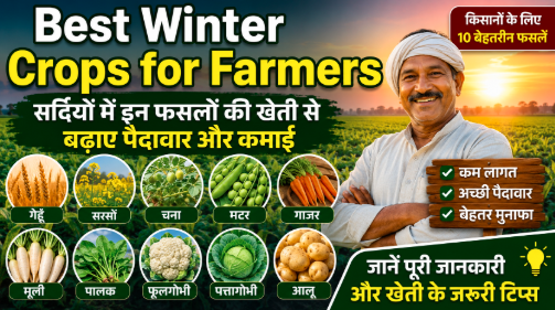 Best Winter Crops for Farmers: सर्दियों में किसानों के लिए 10 सबसे अच्छी फसलें