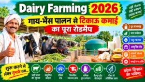Dairy Farming 2026: गाय-भैंस पालन से टिकाऊ कमाई का पूरा रोडमैप