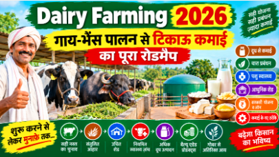 Dairy Farming 2026 गाय-भैंस पालन से टिकाऊ कमाई का पूरा रोडमैप