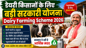 Dairy Farming Scheme 2026: पशुपालकों के लिए बड़ी सरकारी योजना, डेयरी बिजनेस को मिलेगा बढ़ावा