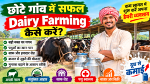 छोटे गांव में सफल Dairy Farming कैसे करें? कम लागत में डेयरी फार्मिंग शुरू करने का तरीका