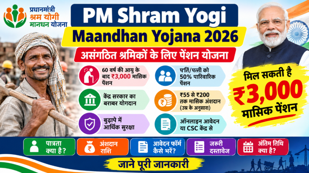 PM Shram Yogi Maandhan Yojana