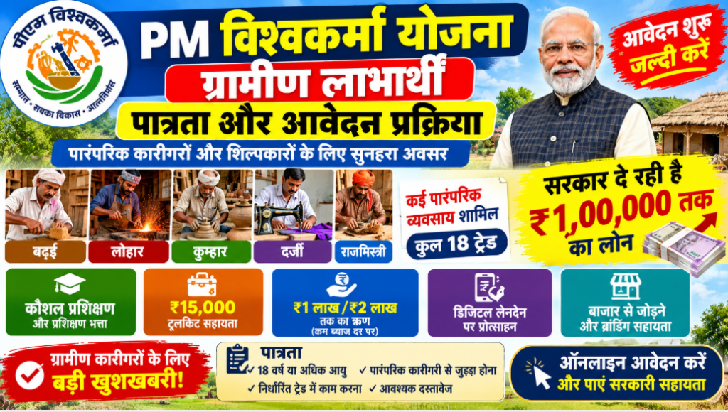 PM Vishwakarma Yojana Rural Beneficiaries